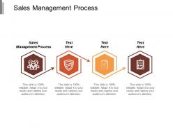 Sales management process ppt powerpoint presentation model graphics pictures cpb