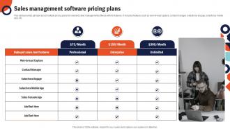Sales Management Software Pricing Plans Building Comprehensive Sales And Operations Mkt Ss