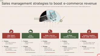 Sales Management Strategies To Boost E Commerce Revenue