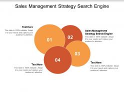 Sales management strategy search engine ppt powerpoint presentation gallery graphics tutorials cpb