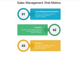 Sales management web metrics ppt powerpoint presentation summary layouts cpb