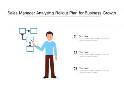 Sales manager analyzing rollout plan for business growth