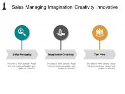 Sales managing imagination creativity innovative thinking industry information cpb