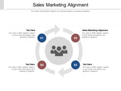 Sales marketing alignment ppt powerpoint presentation visual aids infographic template cpb
