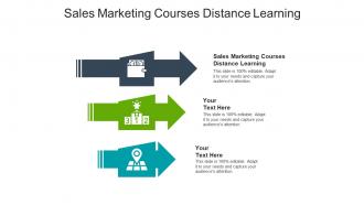 Sales marketing courses distance learning ppt powerpoint presentation icon cpb