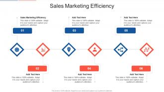 Sales Marketing Efficiency In Powerpoint And Google Slides Cpb