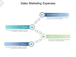 Sales marketing expenses ppt powerpoint presentation file good cpb