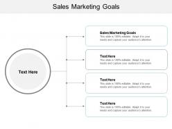 Sales marketing goals ppt powerpoint presentation show images cpb