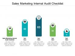 Sales marketing internal audit checklist ppt powerpoint presentation pictures slide cpb