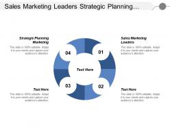 Sales marketing leaders strategic planning marketing expert marketing cpb