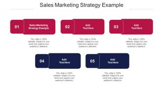 Sales Marketing Strategy Example Ppt PowerPoint Presentation Model Icon Cpb