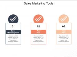 Sales marketing tools ppt powerpoint presentation gallery guidelines cpb