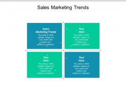 Sales marketing trends ppt powerpoint presentation slides clipart images cpb