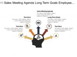 Sales meeting agenda long term goals employee hiring