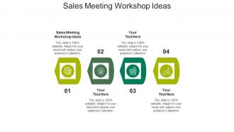 Sales meeting workshop ideas ppt powerpoint presentation pictures example file cpb
