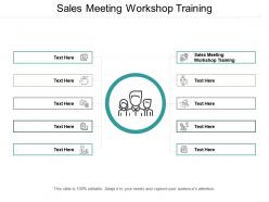 Sales meeting workshop training ppt powerpoint presentation model graphic images cpb