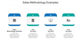 Sales methodology examples ppt powerpoint presentation model diagrams cpb