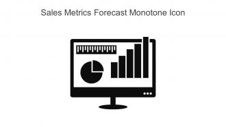 Sales Metrics Forecast Monotone Icon In Powerpoint Pptx Png And Editable Eps Format