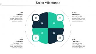 Sales Milestones Ppt Powerpoint Presentation Show Picture Cpb