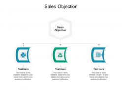 Sales objection ppt powerpoint presentation model samples cpb