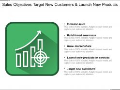 Sales Objectives Target New Customers And Launch New Products