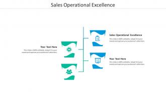 Sales operational excellence ppt powerpoint presentation files cpb