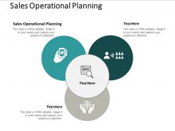 Sales operational planning ppt powerpoint presentation gallery slide cpb