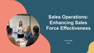 Sales Operations Enhancing Sales Force Effectiveness PPT PowerPoint AT