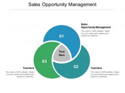 Sales opportunity management ppt powerpoint presentation summary designs download cpb