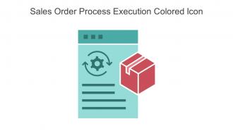 Sales Order Process Execution Colored Icon In Powerpoint Pptx Png And Editable Eps Format