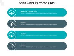 Sales order purchase order ppt powerpoint presentation professional pictures cpb