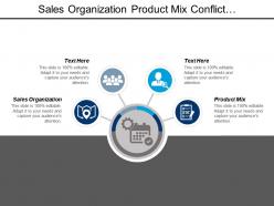 Sales organization product mix conflict management quality management cpb