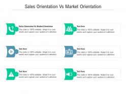 Sales orientation vs market orientation ppt powerpoint presentation outline brochure cpb