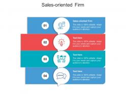 Sales oriented firm ppt powerpoint presentation infographic template slides cpb