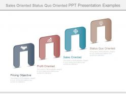 Sales oriented status quo oriented ppt presentation examples