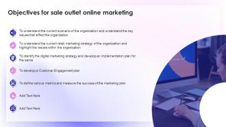 Sales Outlet Online Marketing Objectives For Sale Outlet Online Marketing