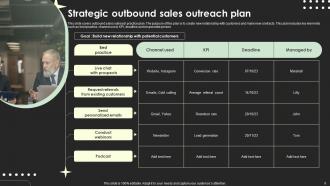 Sales Outreach Plan Powerpoint Ppt Template Bundles Attractive Analytical
