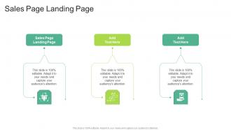 Sales Page Landing Page In Powerpoint And Google Slides Cpb