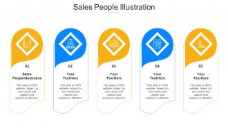 Sales People Illustration Ppt Powerpoint Presentation Portfolio Gridlines Cpb