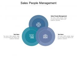 Sales people management ppt powerpoint presentation styles slides cpb