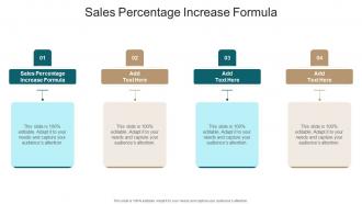Sales Percentage Increase Formula In Powerpoint And Google Slides Cpb