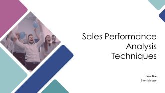 Sales Performance Analysis Techniques PPT Designs AT