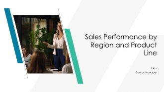 Sales Performance By Region And Product Line PPT PowerPoint AT