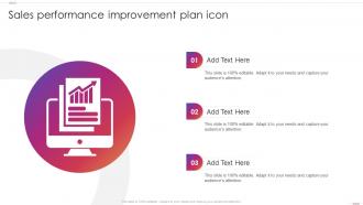 Sales Performance Improvement Plan Icon