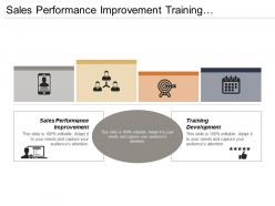 Sales performance improvement training development team building assistance technique