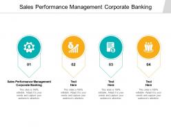 Sales performance management corporate banking ppt powerpoint image cpb