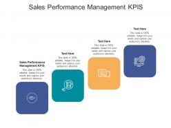 Sales performance management kpis ppt powerpoint presentation ideas backgrounds cpb