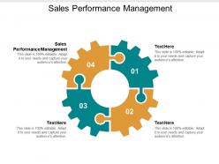 Sales performance management ppt powerpoint presentation icon vector cpb