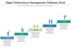 Sales performance management software work ppt powerpoint presentation show ideas cpb