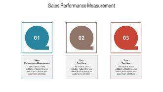 Sales performance measurement ppt powerpoint presentation icon microsoft cpb